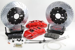 Dodge Challenger Brake Kit - Rear - Baer Brakes - 15in Extreme+ - Red - `06-`18